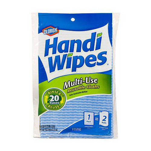 Clorox Handi Wipes Multi-Use Reusable Cloths, Double Facing - 6 Ea/15 Pack